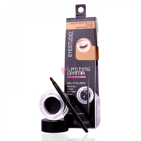 Tus gel pentru contur ochi Negru Lasting Drama - Music Flower + 1 pensula